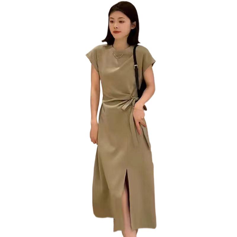 Hepburn-Style Black Petite Tea Break Dress - Summer 2024 French Design