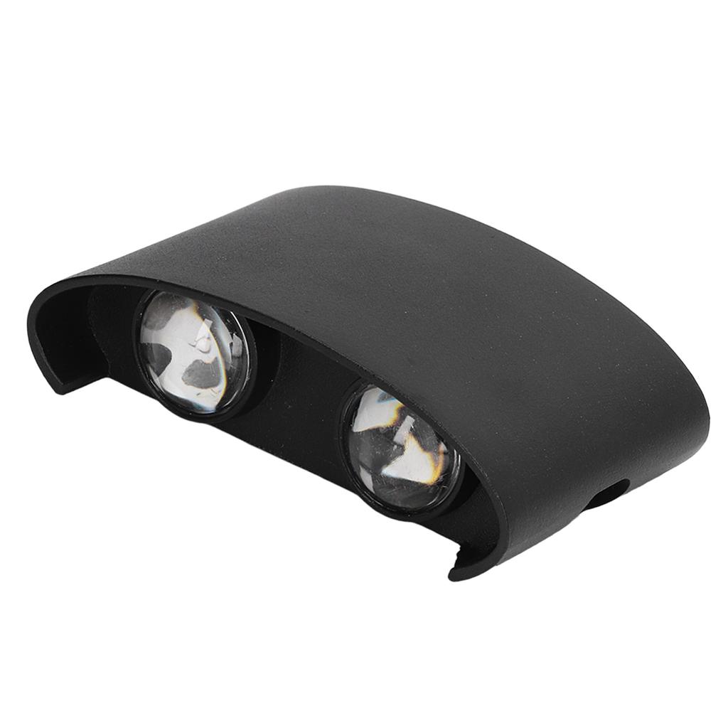 LED nástěnné svítidlo Vodotěsné Moderní nástěnné svítidlo Vnitřní Venkovní Dekorace 90‑265V 4W Černý plášť Bílý