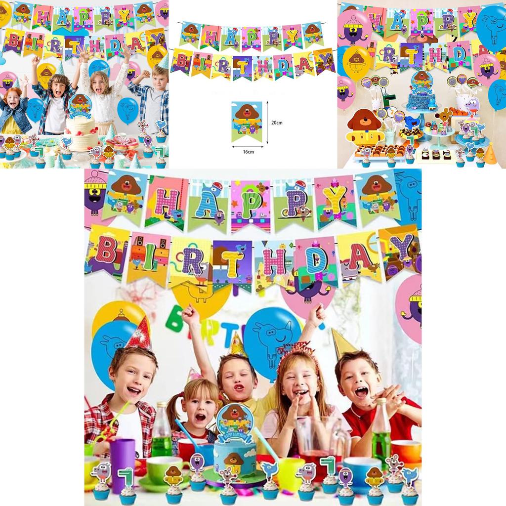 Hey Duggee Happy Birthday Banner Celebrate With Classic Fun Elements And Bright Colors