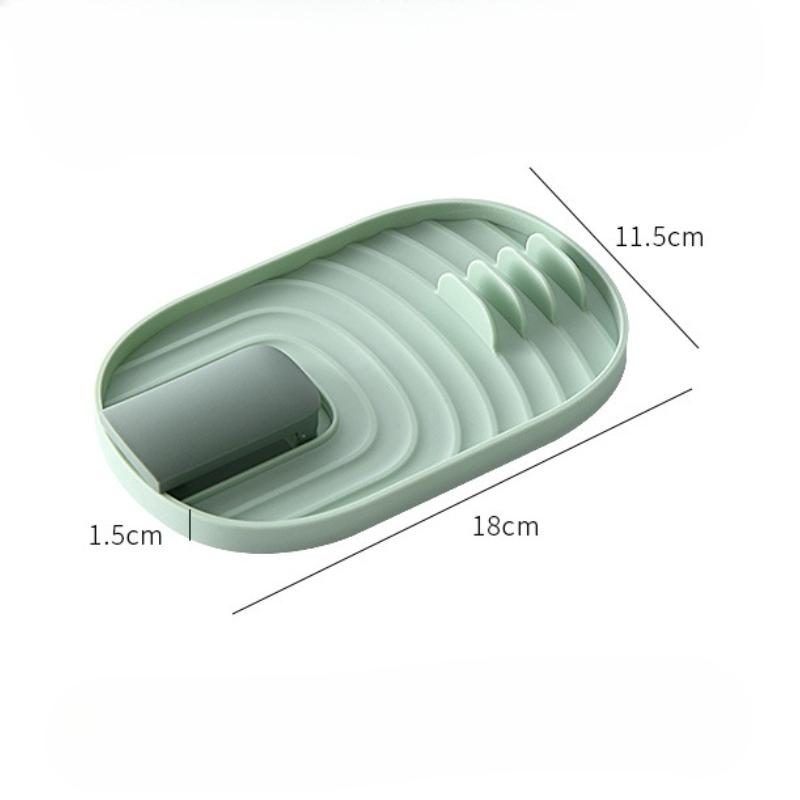 1 szt. Stojak na pokrywki do garnków Stojak na łopatkę/chochlę Organizer na sztućce Półka Podkładka pod łyżkę Stojak na łopatkę Akcesoria do przechowywania w kuchni
