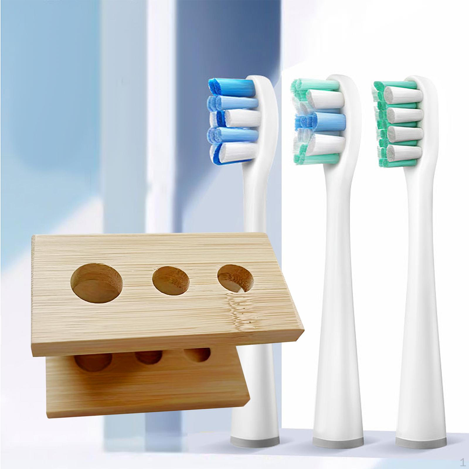 

Держатель головки электрической зубной щетки, органайзер, деревянная стойка с несколькими решетками для хранения 3 holes