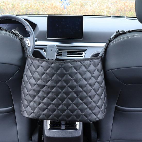 Car Seat Organizer Universal Hanging Storage Bag for Documents Water Bottles Toys Multi--Pocket Travel Tidy Pouch Pocket Fits Most Vehicles