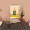 Plant Oil Painting Vase Still Life Wall Painting Abstract Art Canvas Painting Living Room Corridor Office Home Decoration Mural No Frame