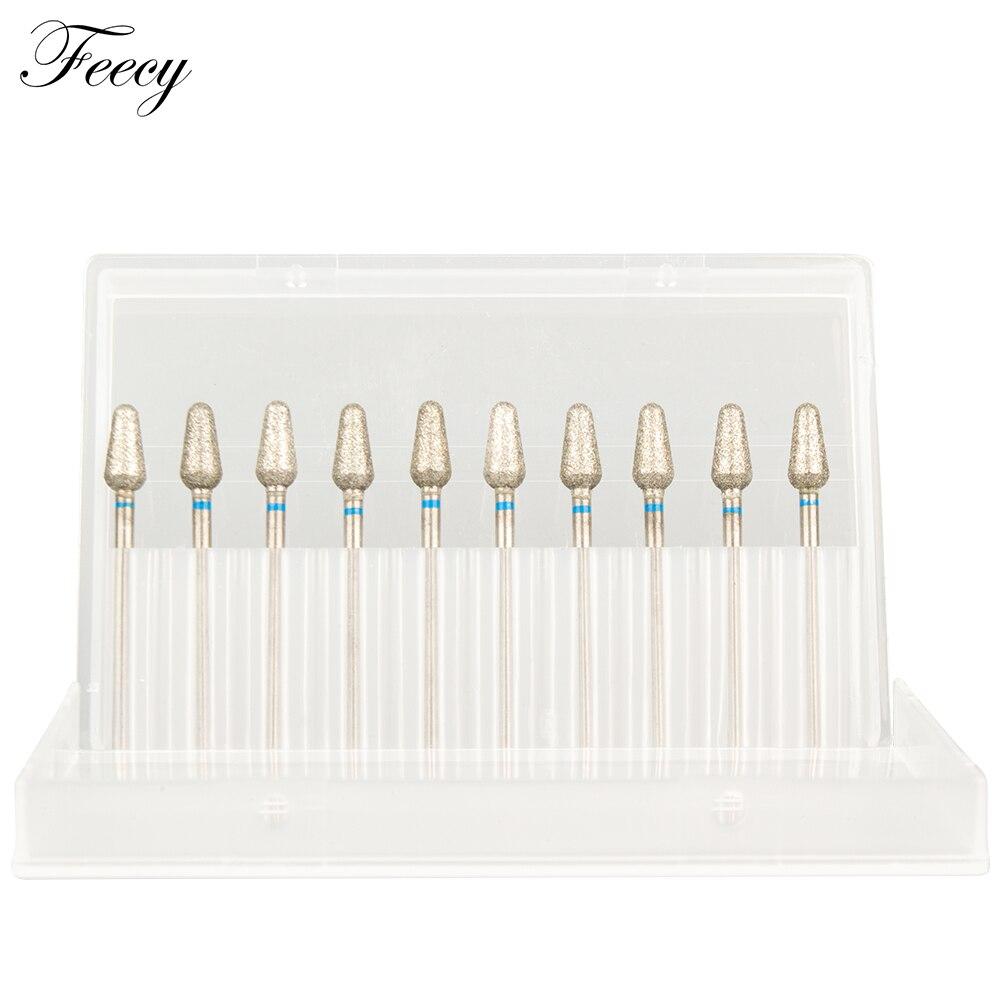 

10 шт. алмазные фрезы для маникюрного набора, сверла для ногтей, аксессуары для маникюрного аппарата, мельница для удаления гель-лака