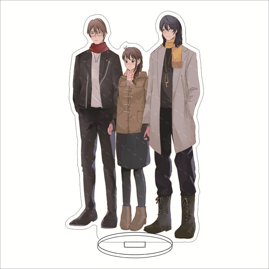 Anime Suzumeno Tojimari Suzume Movie Acrylic Stand Model Plate Decoration Desk Figure Display Girl Gift Artist Products Standee