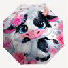 1PC Cow Umbrella-8-Rib Reinforced, Automatic Open, Lightweight & Durable, Fashion Accessory for Outdoor, H0407
