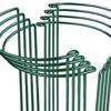 8 Pieces Garden Plant Stakes, Metal Construction in Half Round Shape for Various Flowers