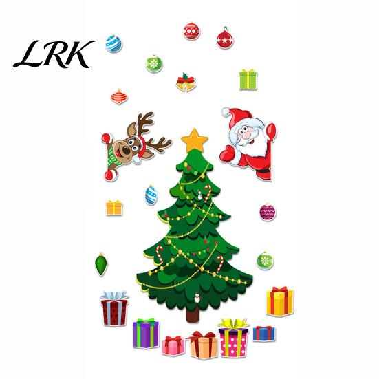 Festive Kitchen Accessories Christmas Fridge Magnets, Soft Magnetic Santa & Tree Stickers, Reusable Waterproof Decals Holiday Magnet Ornaments