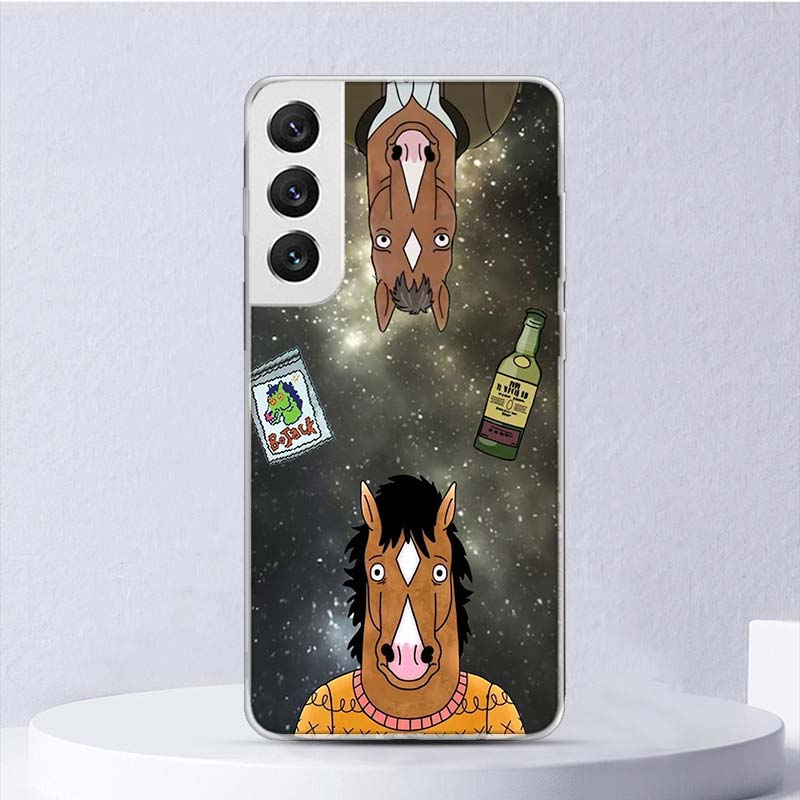 

Cartoon B-BoJack Horsemans Soft Case For Samsung Galaxy S25 S24 S23 S22 Ultra Phone Cover S21 S20 FE S10 Plus S10E S25U Funda Co Samsung S25 Ultra