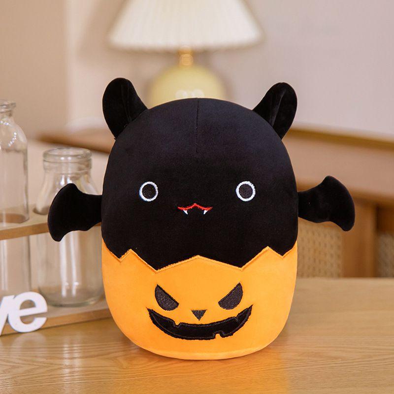 Cute Halloween Bat Pumpkin Plush Toy For Kids' Birthday And Home Decoration