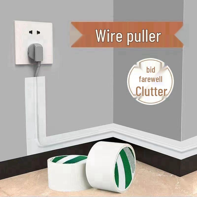 Self-Adhesive Cable Raceway Cover - Wall Mount Cable Organizer