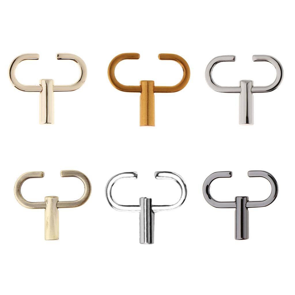 Alloy Bag Chain Strap Buckle Clip for Adjusting Shoulder Chain for Girls Handbags and Purses