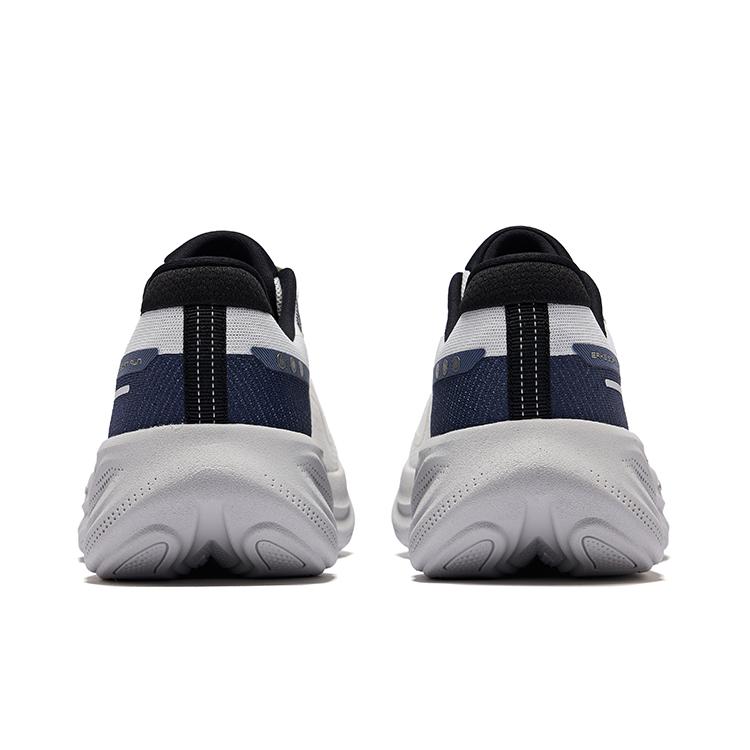Hongxing Erke Comfortable Versatile Breathable Rebound Low-Top Running Shoes Men Sneakers Micro-Crystal-White Bay-Blue 51125303205-004