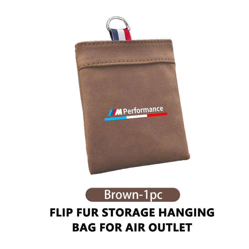 

Car Air Vent Storage Phone Key Organizer Bag Auto Accessories For BMW X1 X3 X4 X5 X7 G20 G38 F20 F39 F48 E46 E60 E36 E39
