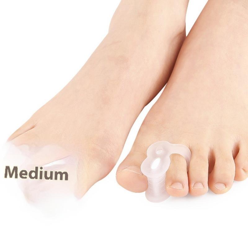 1pairs Toe Separator Bunion Corrector Gel Toe Spacer Toe Protector Relief Pain From Bunion Overlapping And Drifted Toe