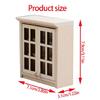 Miniature Wooden Cabinet Model For Dollhouses Accessories DIY Craft Project Bedroom Living Room Tiny House Scene Decoration