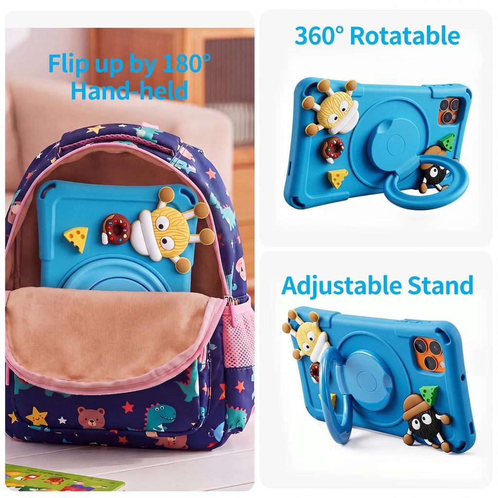 New Tablet 9.0 Inch Kids Quad Core 8GB 64GB Android 13 Tablets Kids Gifts