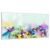 Glass Cooker Splashback 90x52 Flowers