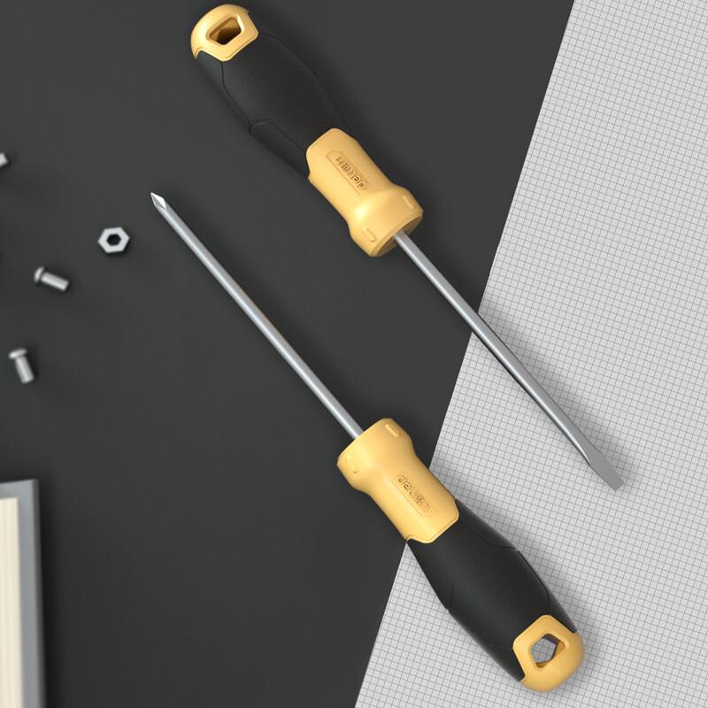 Deli Rubber Handle Screwdriver Set
