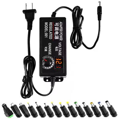 Adjustable DC Power Supply,3V ~ 24V 3A 72W AC/DC Adapter Variable DC Power Supply 100V-240V AC Adapter Converter Transformer