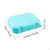 Fishing Tackle Box Accessories Container Hard Case Organizer Compact Double Layer Lures with