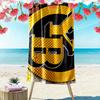 BSC Young Boys Print Beach Towel, Large Soft Quick Dry Towel for Beach Camping Swimming