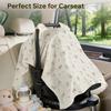 Sun Protector Stroller Cover Soft Breathable Sun Protector Cover Car Seat Canopy  For Boys Girls