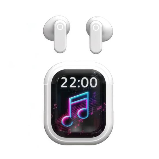 Bluetooth-compatible Earphones Stereo Sound Noise Reduction Waterproof LCD Touch Screen Sport Wireless Headphones