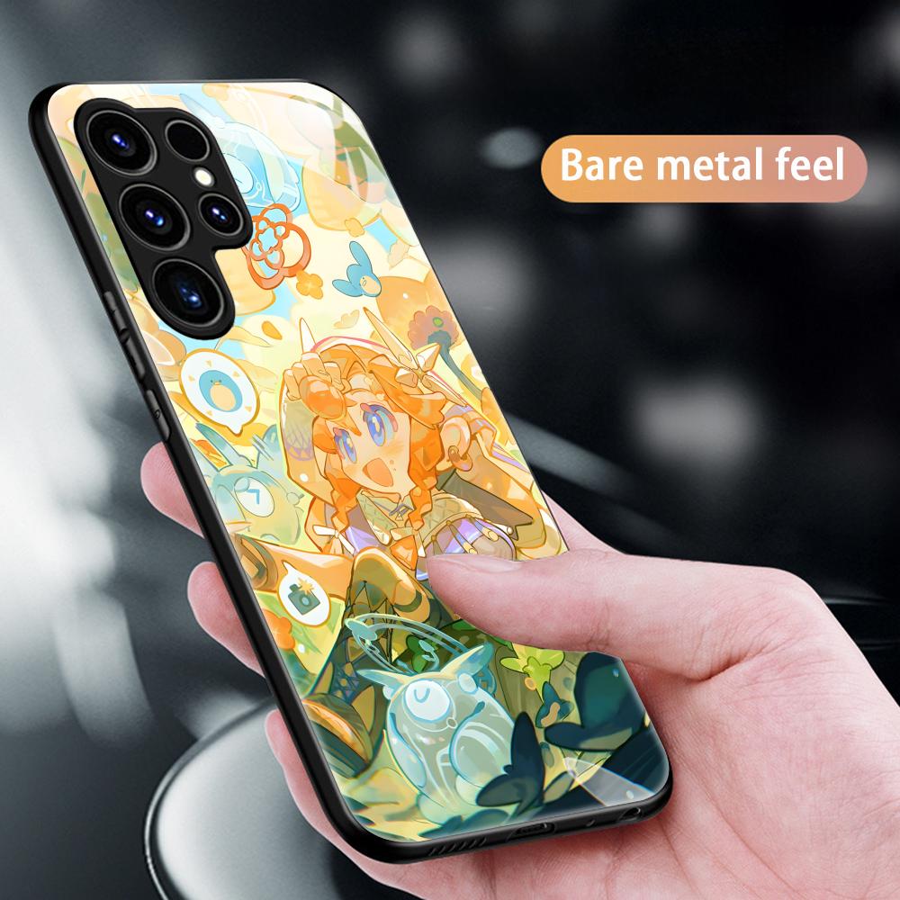 Wuthering Waves SIGRIKA  Phone Case For Samsung S26 S25 S24 S23 S22 S21 Plus Ultra Note20 Glass Magnetic Case