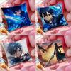 Sword Art Online Progressive Movie Plush Pillow Cover Soft Short Plush Cushion Cover For Sofa Bedroom Home Decor Gift Decoration