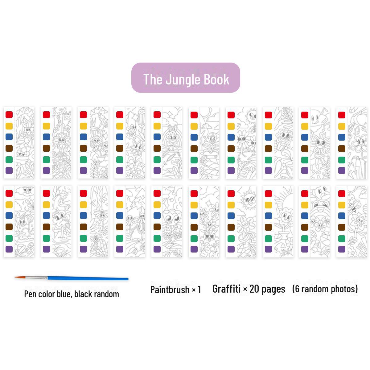 

Детская акварельная живопись и раскраска для детского сада