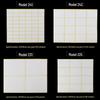 A5 Self-Adhesive Blank Label Stickers for Printing and Handwriting - White Name and Number Stickers
