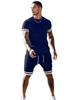 Men's Casual Summer Shorts and Short-Sleeve T-Shirt Set