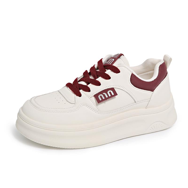 Casual Shoes 2025 Spring New Fashionable Simple and Versatile Bread Shoes Breathable and Durable Casual Women's Shoes