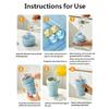 Folding Silicone Travel Cup Ice Molds Perfect for Outdoor Activity Heat Resistant and Space Saving Folding Water Bottle