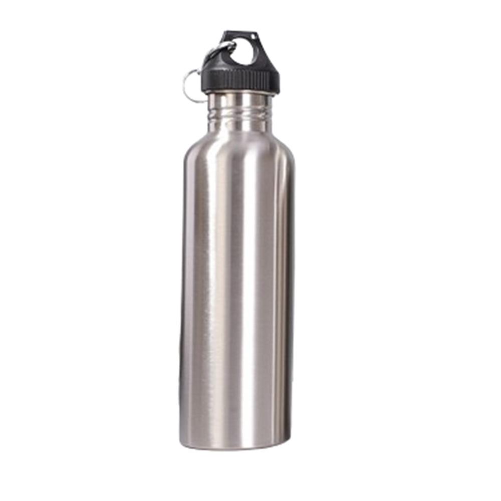 Single Walled Water Bottle with Handle Large Capacity Outdoor Travel Cup  Cycling