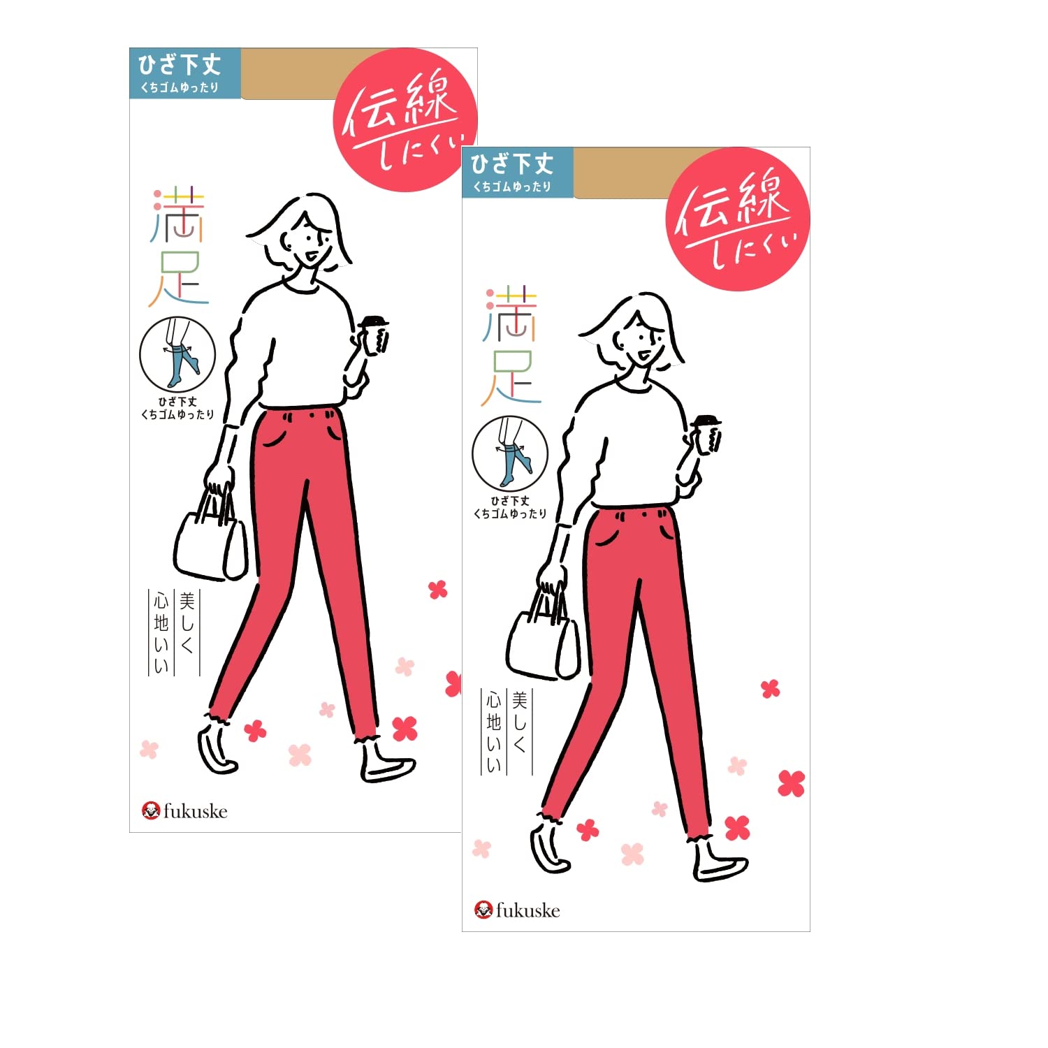 

Fukusuke High Socks Beautiful and Solid Set of Loose Elastic Clear Nude Women s (Satisfaction) Comfortable, Run-Resistant, Color, 2, Below-the-Knee,