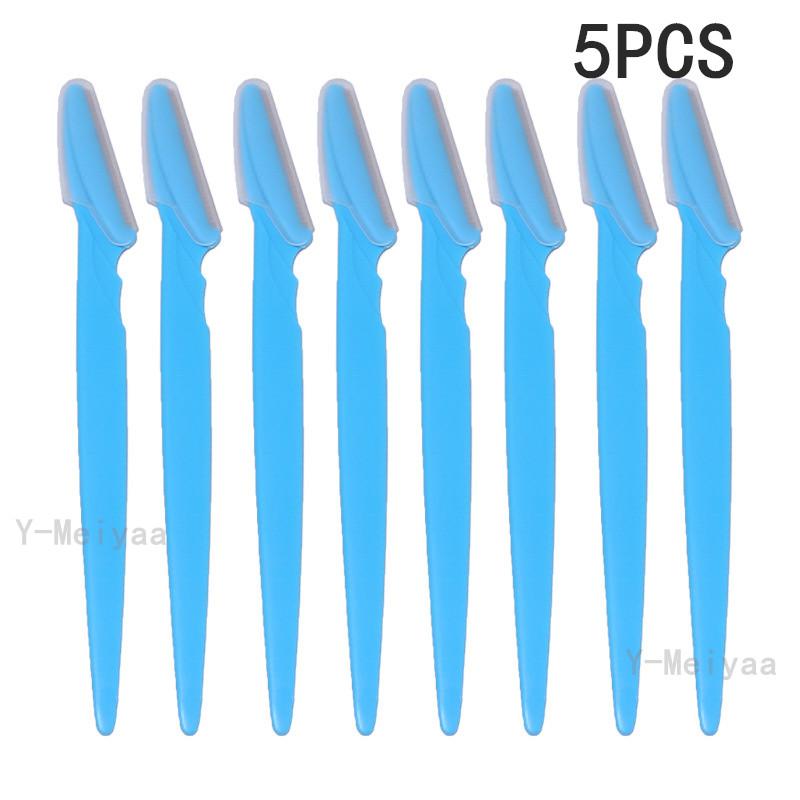5/10/50Pcs Eyebrow Trimmer Makeup Tools Safe Eye Brow Razor Face Body Hair Removal Shaver Blades Woman Eyebrows Shaping Knife