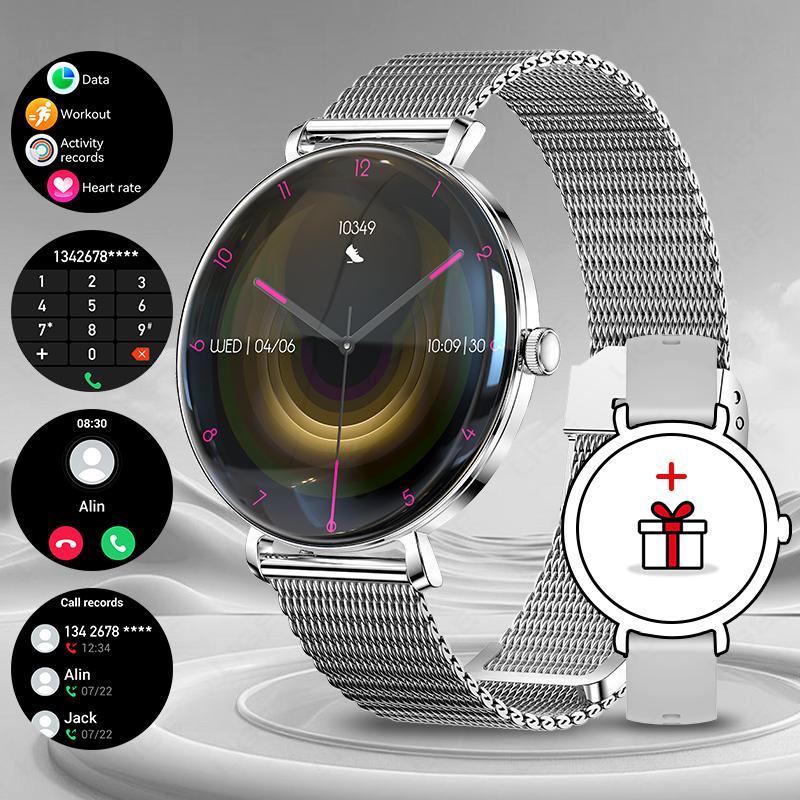 Smart Watch Men Women Ultra Thin 1.43" AMOLED Answer Make Calls Smartwatch For Android iOS Fitness Tracker Heart Rate