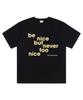 Deomopeuhauseu Be Nice Oversized Short-Sleeve T-Shirt Charcoal