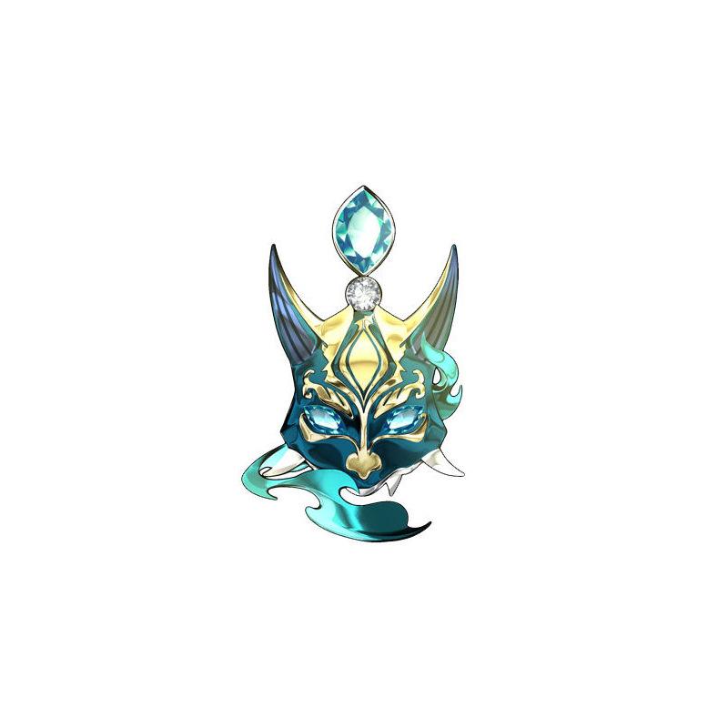 Impact Genshin Game Xiao Haracter Peripheral Necklace Pendant Colors In