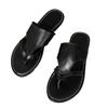 Summer New Set of Toe Flat-bottomed Slippers for Women, Solid Color One-word Slips, Soft-bottomed Casual Sandals