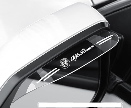 

Козырек зеркала заднего вида Alfa Romeo, Подходит для всех серий, Водонепроницаемая наклейка, Защищает боковое зеркало от дождя и снега, Предотвращение дождя и снега, Безопасный