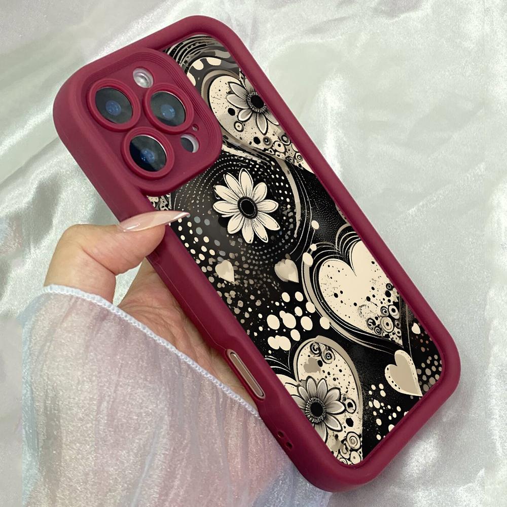 JT12 All the Beautiful Color's Love Realme 14 15 Huawei P40 Honor 70 90 Infinix Tecno itel Motorola Google All Model Angel eyes Soft TPU Phone Case