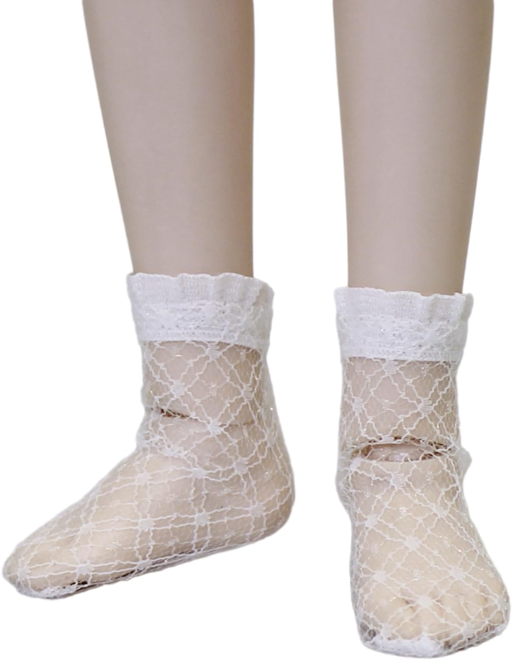 

MDD прозрачный и мягкий к блестящему белому 40 см одежда для куклы BJD [Petite Marie] 1/3 совместимый, прикосновение, носки, носки, кукла, [Petite Marie] [№ 0209]