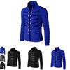 Fashionable Men's Double Breasted Medieval Jacket Perfect For Halloween Parties