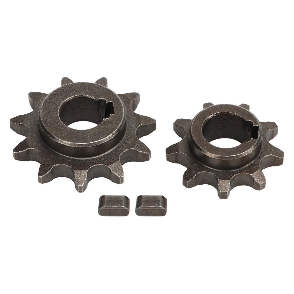 Carbon Steel Front Rear Gear Set 9 Teeth 11 Teeth Bicycle Gear Kit Gear Kit Set for Motorized Bike Motor Gear Kit