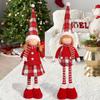 20-Inch Standing Christmas Doll - Cute Boy & Girl Festival Decoration Ornament