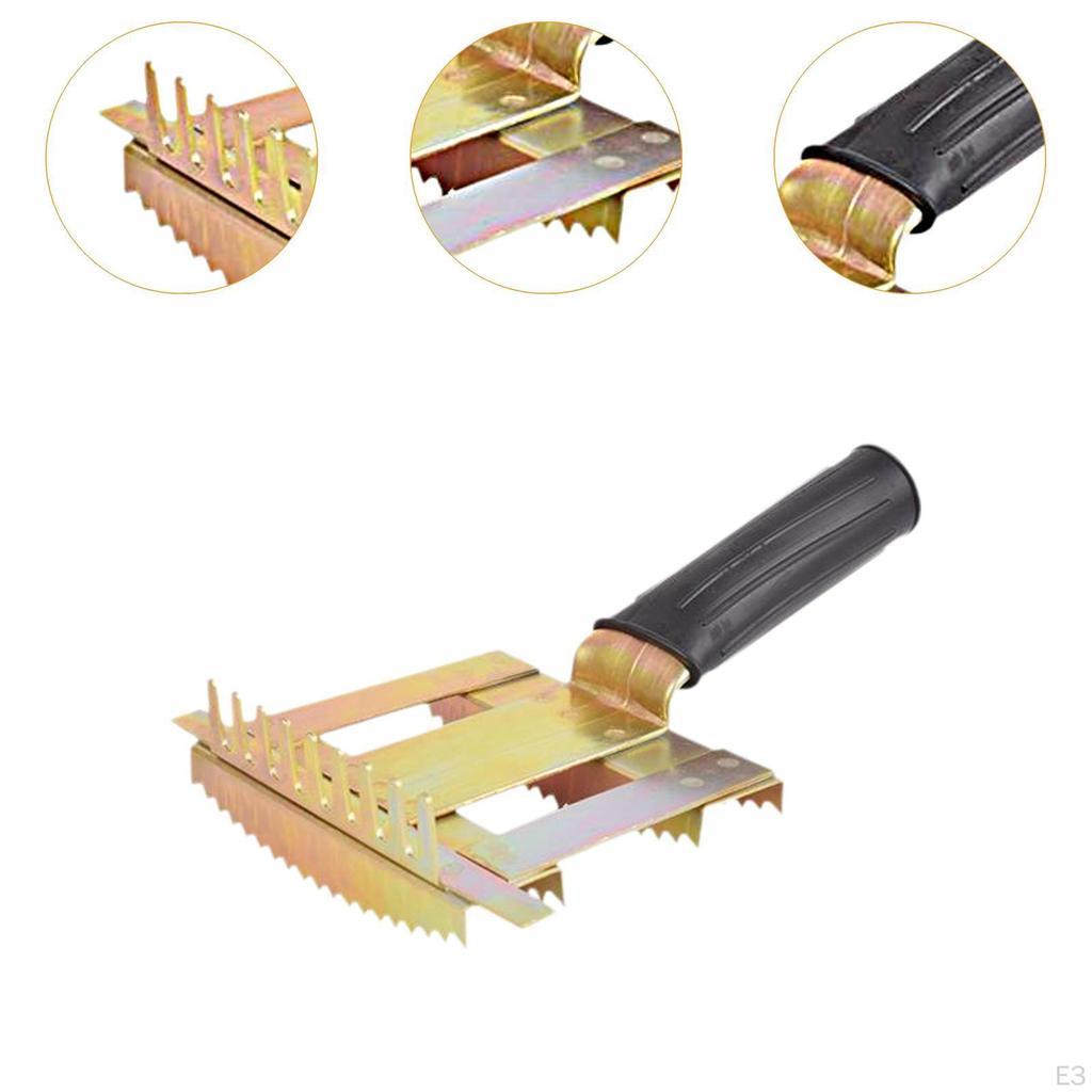 Livestock Shedding Comb Bull Hair Brush Comfortable Grip Professional Deshedding Tool Cattle