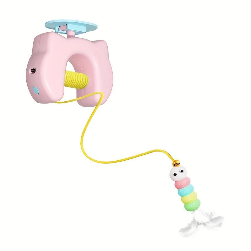 1PCS New Cat Yoyo Electric Smart Hanging Door Retractable Automatic Toy Lifting and Degrading Stuffy Cat Artifact Hanging